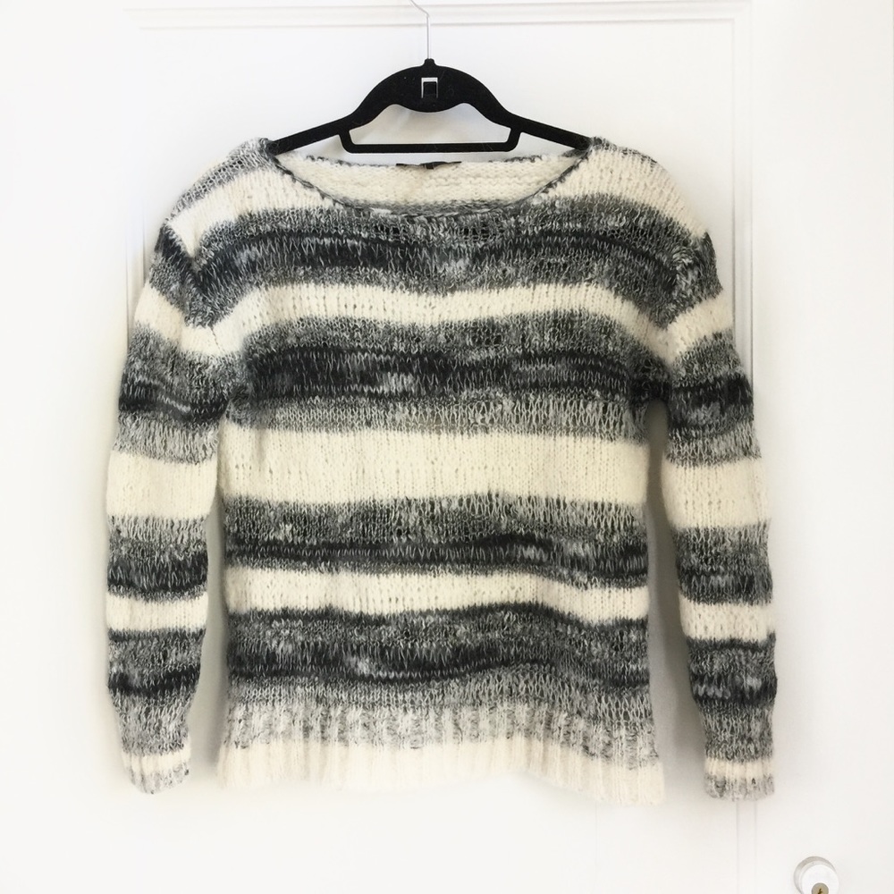 Maje mixed knit sweater